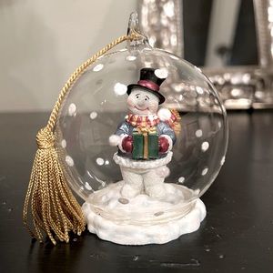 Gorham Winter Follies Snowman Ornament
